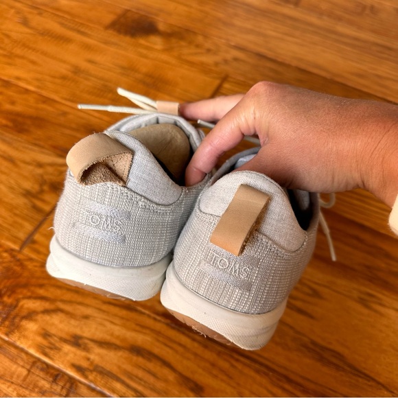 TOMS Cabrillo Sneaker Drizzle Gray Chambray Size 10 - Picture 6 of 6
